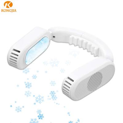 China 2021 New Arrival USB Neck Cooler Rechargable Mini Portable Neck Cooler Hanging Fan for sale