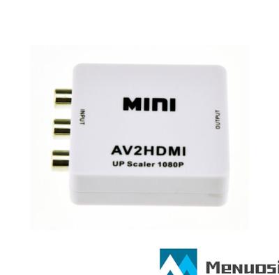 China For Video Capture 1080P HD mini RCA AV to HD MI AV2HD MI Adapter Converter for HDTV DVD for sale