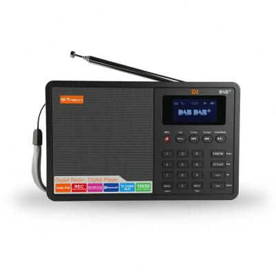 China New portable digital player coming from dab model fm media D1 built-in speaker GT with best soundspeaker for sale