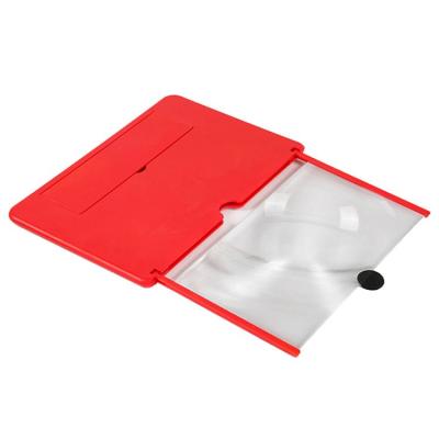 China Compatiable with foldable ipad mobile phone magnifier 3d video cell phone screen amplifier for phone for sale