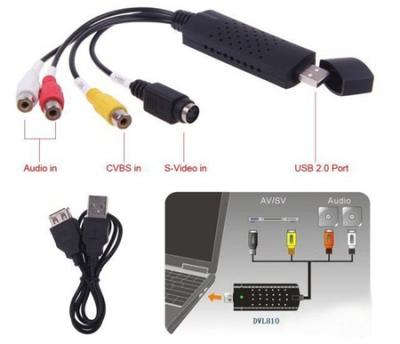 China Support Windows XP SP2 / Audio Video Capture Adapter AV Analog Signal Capture Card for sale