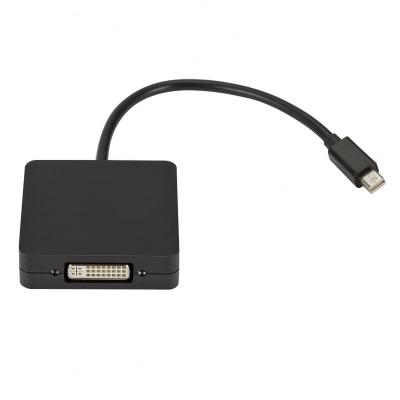 China Multimedia Mini DisplayPort 3 in 1 Thunderbolt DP to HD*MI/DVI/VGA Display Port Cable Adapter for MacBook for sale