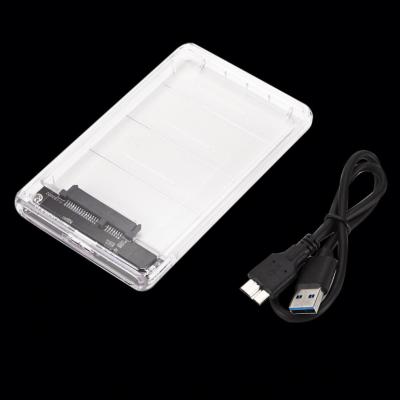 China Plastic SATA3 in USB3.0 hard disk drive box usb3.0 mobile solid state hard disk drive solid state mechanical hard disk box for sale