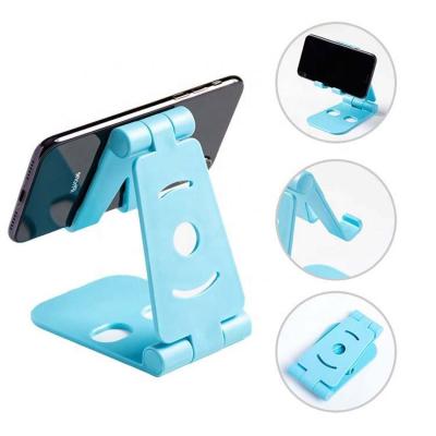 China Universal Adjustable Desktop Mobile Phone ABS Lazy Stand Holder Folding Mobile Phone Desk Stand for sale