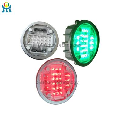 China Pedestrian crossing ground warning road studs LED cat's eye road studs Intelligent pedestrian street light DS-DT-001A for sale