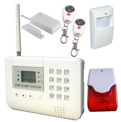 China GSM / PSTN home security wireless GSM Home Alarm System 315 / 433MHz for sale