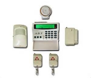 China Building multi function Monitored Burglar Alarms， 99 protect zones for sale