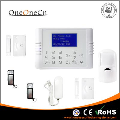 China 30 zonas inalámbricas sistema de alarma de la seguridad del módulo dual blanco del G/M y del PSTN en venta