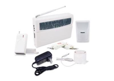 China Wireless Monitored Burglar Alarm Can set 7 standard zones and 1 emergency zone for sale