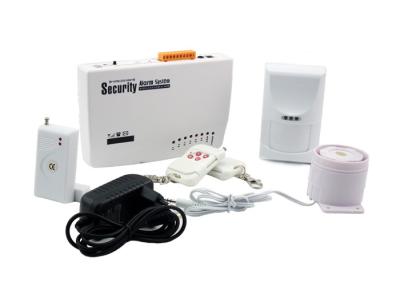 China 4 Wire / 6 Wireless Zones GSM Home Burglar Alarm Systems With Self - Checking for sale