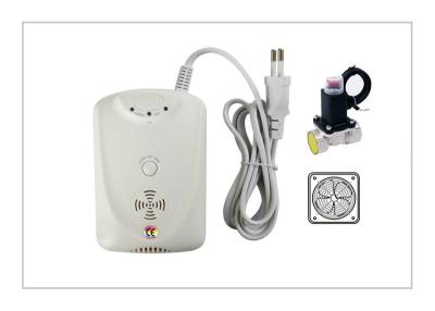 China Combustible Natural Gas Detector Alarm AC110V Power And 12V Pulse Output for sale