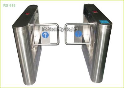 China Retractable Supermarket Swing Gate Ce Approved IR Sensor Alarm  Turnstile for sale