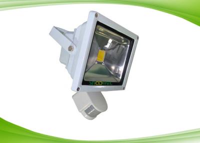 China Automatically AC85 - 265V 20w LED PIR Floodlight with BridgeLux COB for Sideway for sale