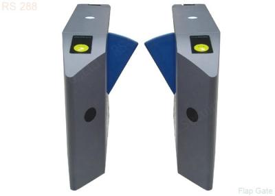 China Metro Used Automatic Turnstiles Bi-deretion Stainless Steel Flap Gate For Access for sale