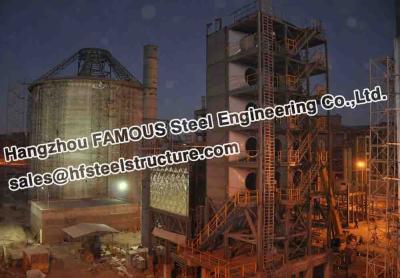 China Industrial Structural Steel Fabrications Bolivia Cement Plant for sale