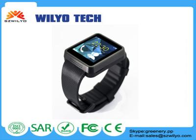 China WF1 1.54 Inch Gsm Cell Phones Watches ,Touch Screen Watch Silicon Wristband Wap 1.3Mp for sale