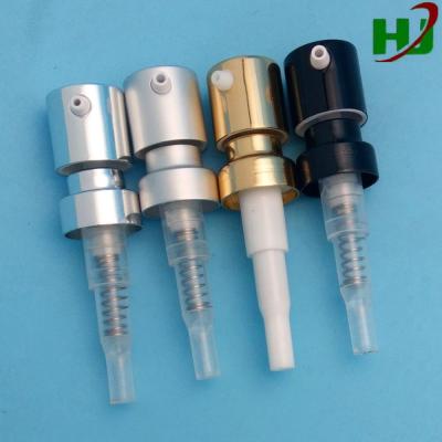 China Non Spill Aluminum 15mm Lotion Crimp Pump for sale