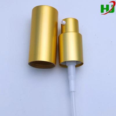 China Non Spill Matte 18mm Gold Cream Lotion Pump for sale