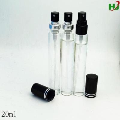 China Personal Care 20ml Perfume Glass Bottle With Mist Crimp Pump Sprayer for sale