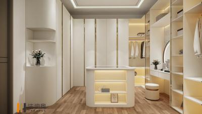 China Fadior Modern Walk In Closet High End Stainless Steel Dressing Room Formaldehyde Free for sale