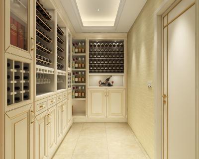 China Luxurious Stainless Steel Wine Storage Cabinet Custom Size Anti Corrosion for sale