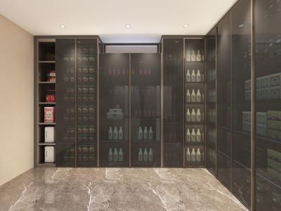 China Luxurious Stainless Steel Basement Storage Cabinets Perfect Fusion Of Elegance And Practicality for sale