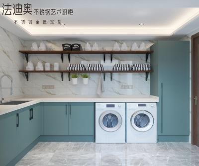 China Ample Storage Space And Sleek Design Fadior S Stainless Steel Laundry Room Cabinet for sale