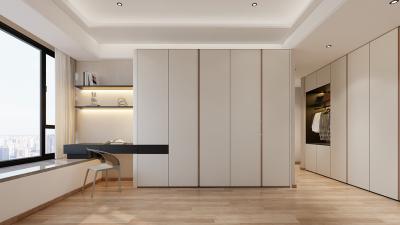 China Modern Stainless Steel Modular Bedroom Wardrobe Sleek Design Durability And Customization for sale