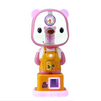 China Over 8 month bear lollipop vending machine LYER5013 for sale, kid coin operated gachapon, new design bubble gum machine on stock for sale