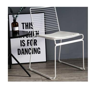 China Modern Minimalist Creative metal dining room chairs high quality modern hotel coffee chair set for sale