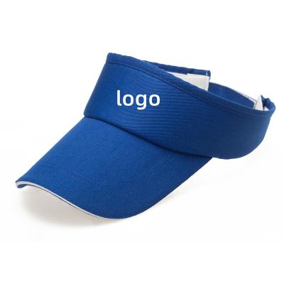 China Custom agriculture logo vacuum peaks caps pure cotton summer baseball tennis outdoor sports headless empty top hat for sale