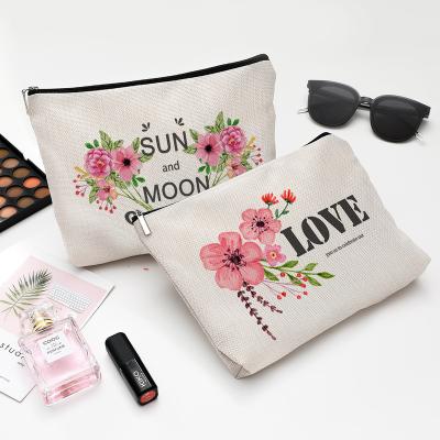 China Amazon Promotional Advertising-Wholesale In Stock Custom Logo Makeup Bag Popular Travel Bag Designer Promotion Gift For Women for sale