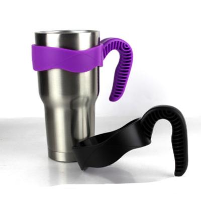 China New High Quality Custom Made Agriculture Logo Colors 20oz 30oz Tumbler Carrier Holder Handle Plastic Cup Holder for sale