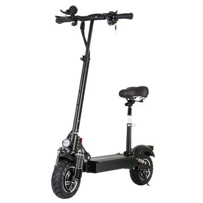 China Unisex Custom Logo High Quality Dual Drive Wholesale Electric Foldable Two Wheel Scooter For Adult for sale