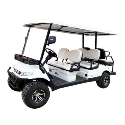 China Passenger Various Durable Using Off-road Electric Four-wheel Golf Cart Mini Sightseeing Car for sale