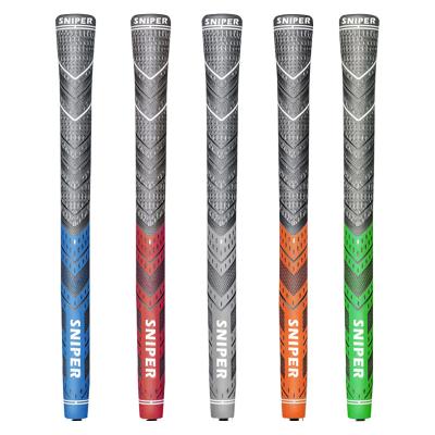 China Lightweight Wood Putter Grips Multi Compound Rubber Golf Grip with Different Color Cotton Yarn Golf Grip for Golf Iron Club Accessory for sale