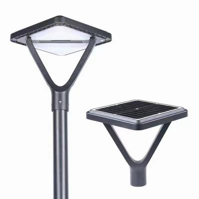 China IP65 High Brightness Aluminum Outdoor Garden Lantern LED Post Post Solar Garden Light for sale