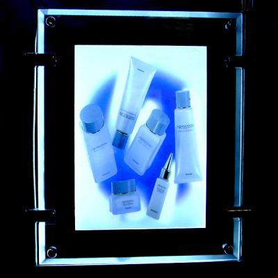 China Business advertising led illuminated crystal light box for sale