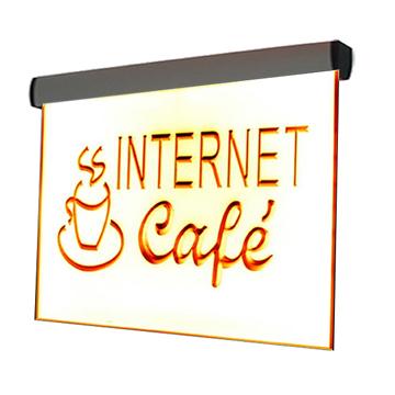 China 6mm led illuminated acrylic sign for indoor advertising for sale