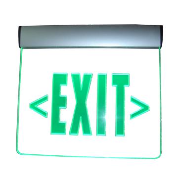 China Led edge lit emergency exit sign for sale