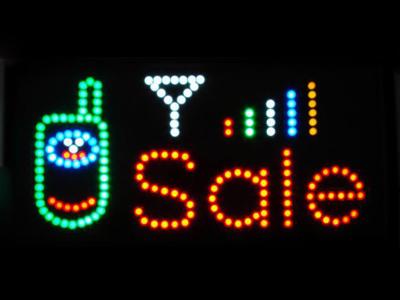 China Customised business advertising led illuminated sign for sale