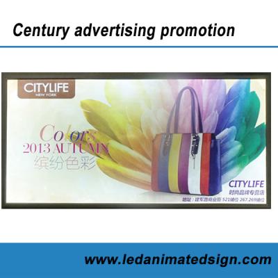 China Led illuminated aluminum frame advertising light box for indoor for sale