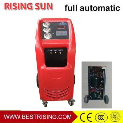 China Auto garage used full Automatic AC refrigerant charging machine for sale