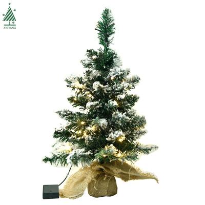 China Christamas Decoration 2 Ft Small Led Christmas Tree Assembled Tabletop Christmas Tree Decorated for sale