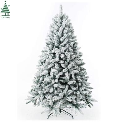 China Custom Christamas Decoration Christmas Trees Flocked Christmas Tree With Snow Effect for sale