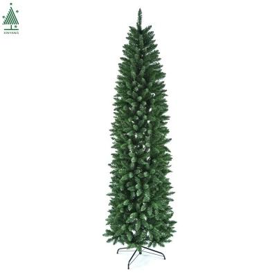 China 7.5' Pencil Shape Slim Fir Christmas Tree Christamas Decoration for sale