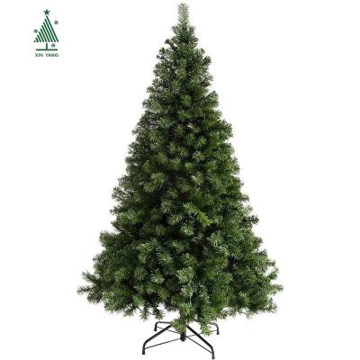 China Classic Hinged Christmas Tree 210cm Artificial Christamas Decoration Indoor Or Outdoor Premium Pine for sale