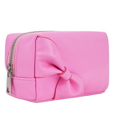 China Portable Cute Girls PU Multifunctional Mini Cosmetic Bag Waterproof Travel for sale