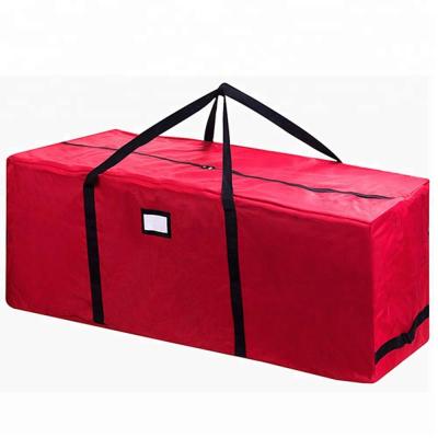 China Sustainable Red Duffle Christmas Rolling Tree Storage Bag for sale