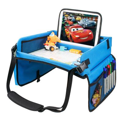 China Reusable Custom Goods Lap Desk Kids Baby Travel Collapsible Baby Carriage Seat Tray for sale